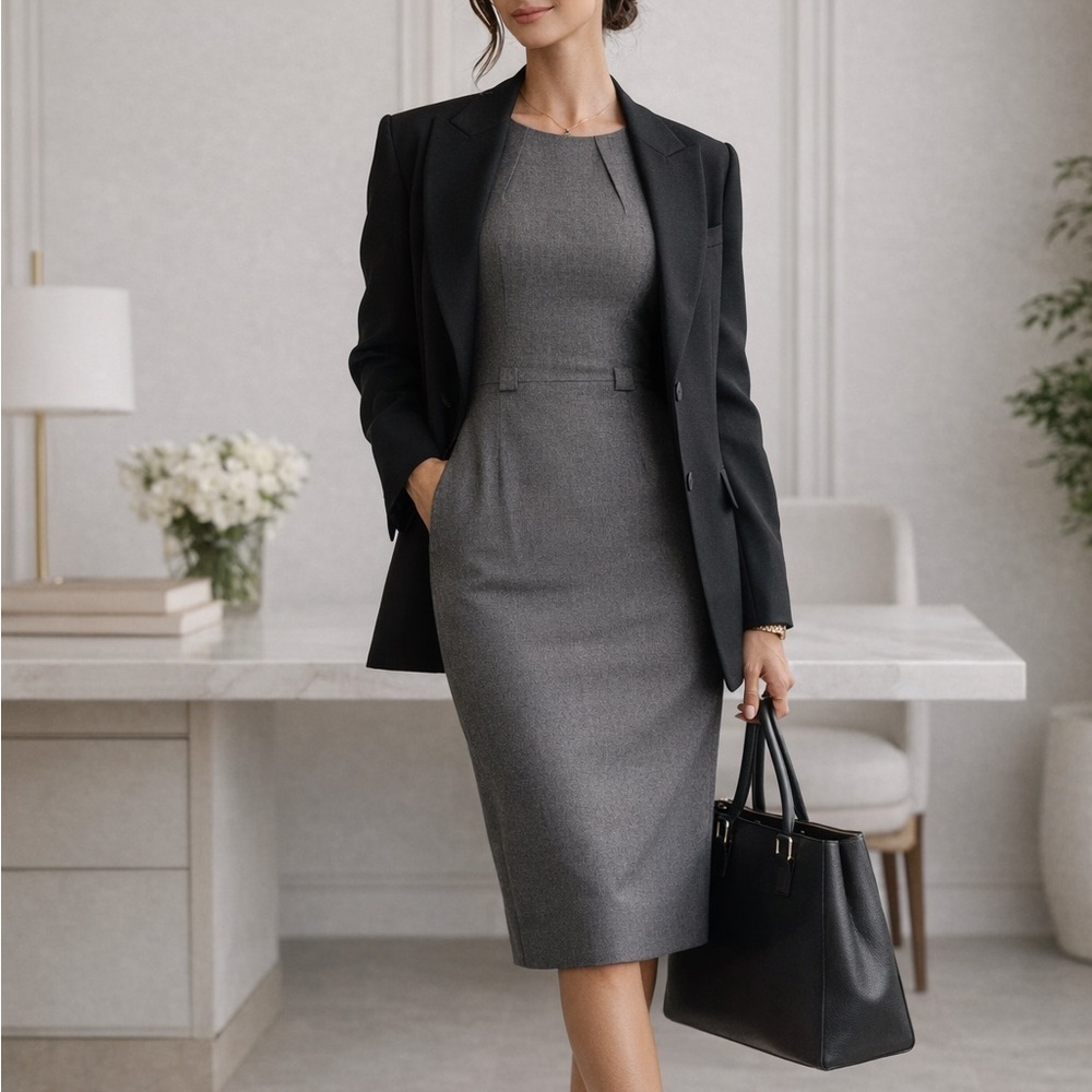 Classic Midi Sheath Dress